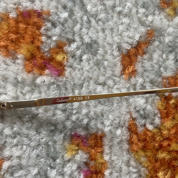 Gold Metal Aviator Eyeglasses - Picture 4 of 7